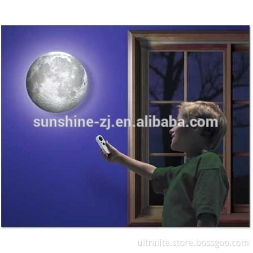 LED Moon Shape Wall Lamp With Remote Control